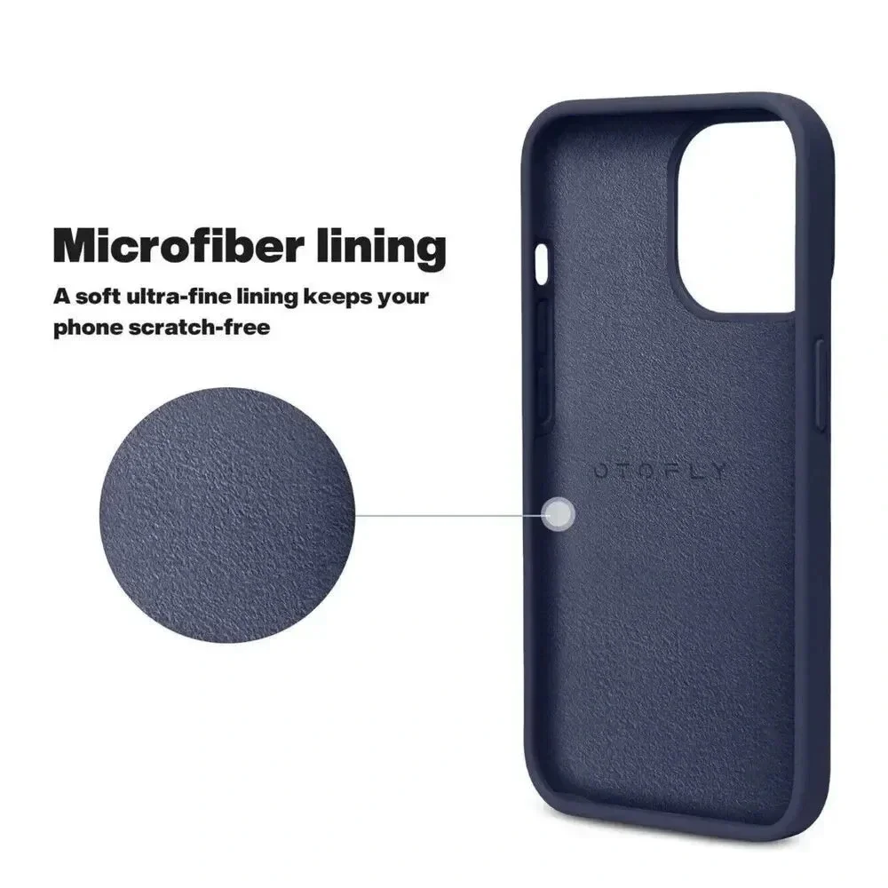 OTOFLY Designed for iPhone 14 Pro Case, Silicone Shockproof Slim Thin Phone Case